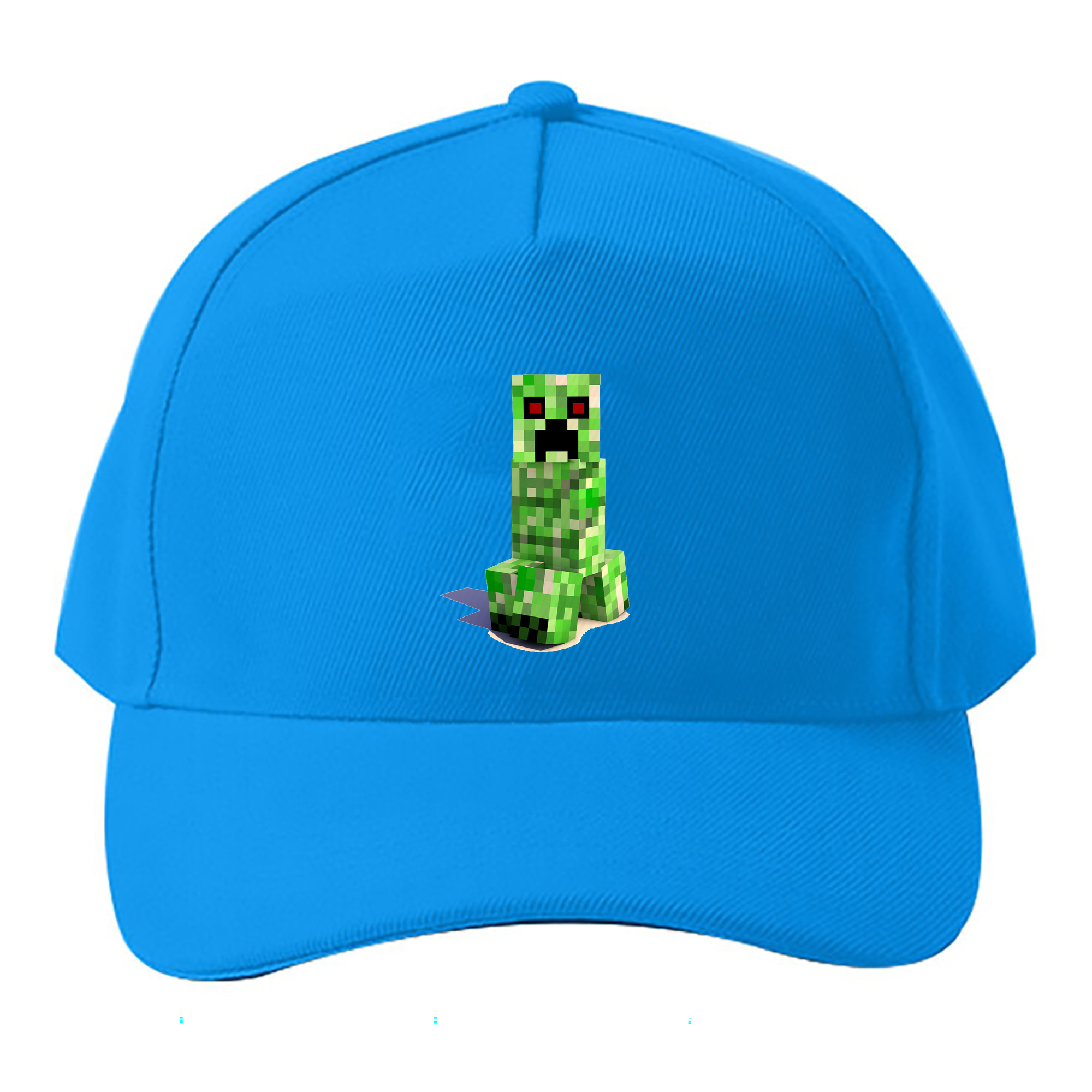 （画像用） マインクラフト ブロックの世界 Minecraft MC Block world ベースボールキャップ 綿100％ 男女兼用 帽子 スポーツ